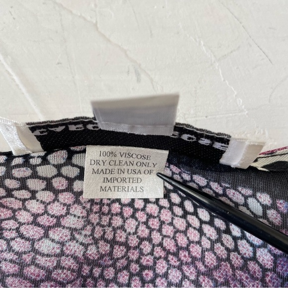 Caroline Rose Open Front Kimono Lightweight Semi-Sheer Cardigan Size M - Picture 4 of 7